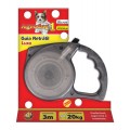 Guia retrátil fita de nylon 3m p/cães de ate 20 kg luxo (CÃES) Guia retrátil fita de nylon 3m p/cães de ate 20 kg luxo (CÃES)
